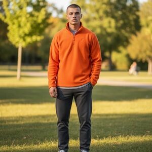 Scott: Quarter Zip Fleece Sweater